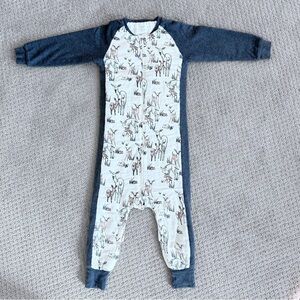 Nest designs Raglan Bamboo Long Sleeve Sleep Suit 2.5 TOG - Mama Deerest
4T-6T